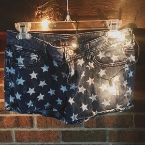*SALE* Vintagey star spangled shorts